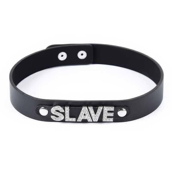 Stone-Set SLAVE Snap Choker