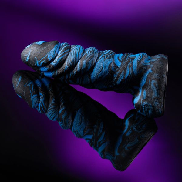 Darkness Within 8” Silicone Dildo Vapor Blue by KINK